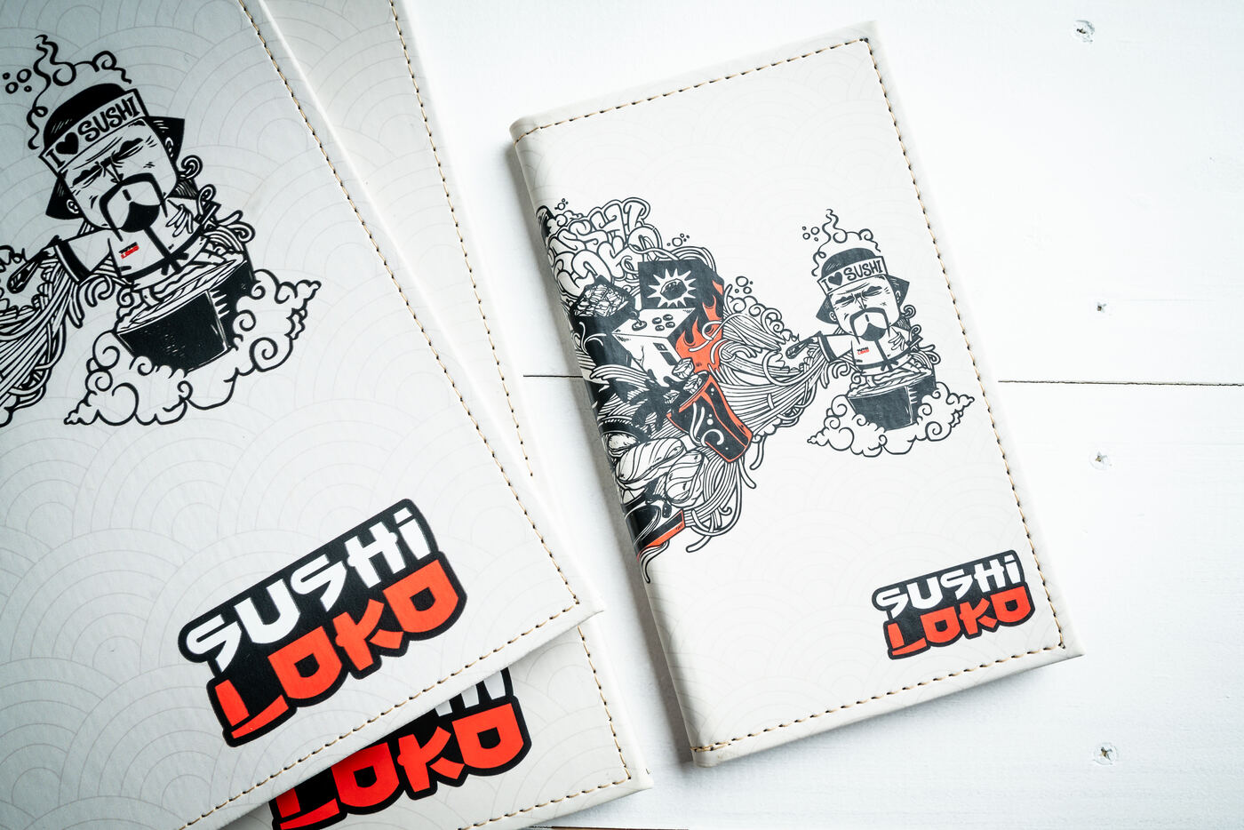 cardápio em couro impresso personalizado