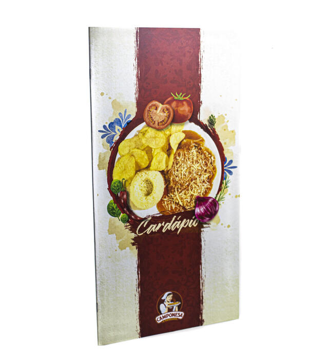 cardápio gráfico personalizado