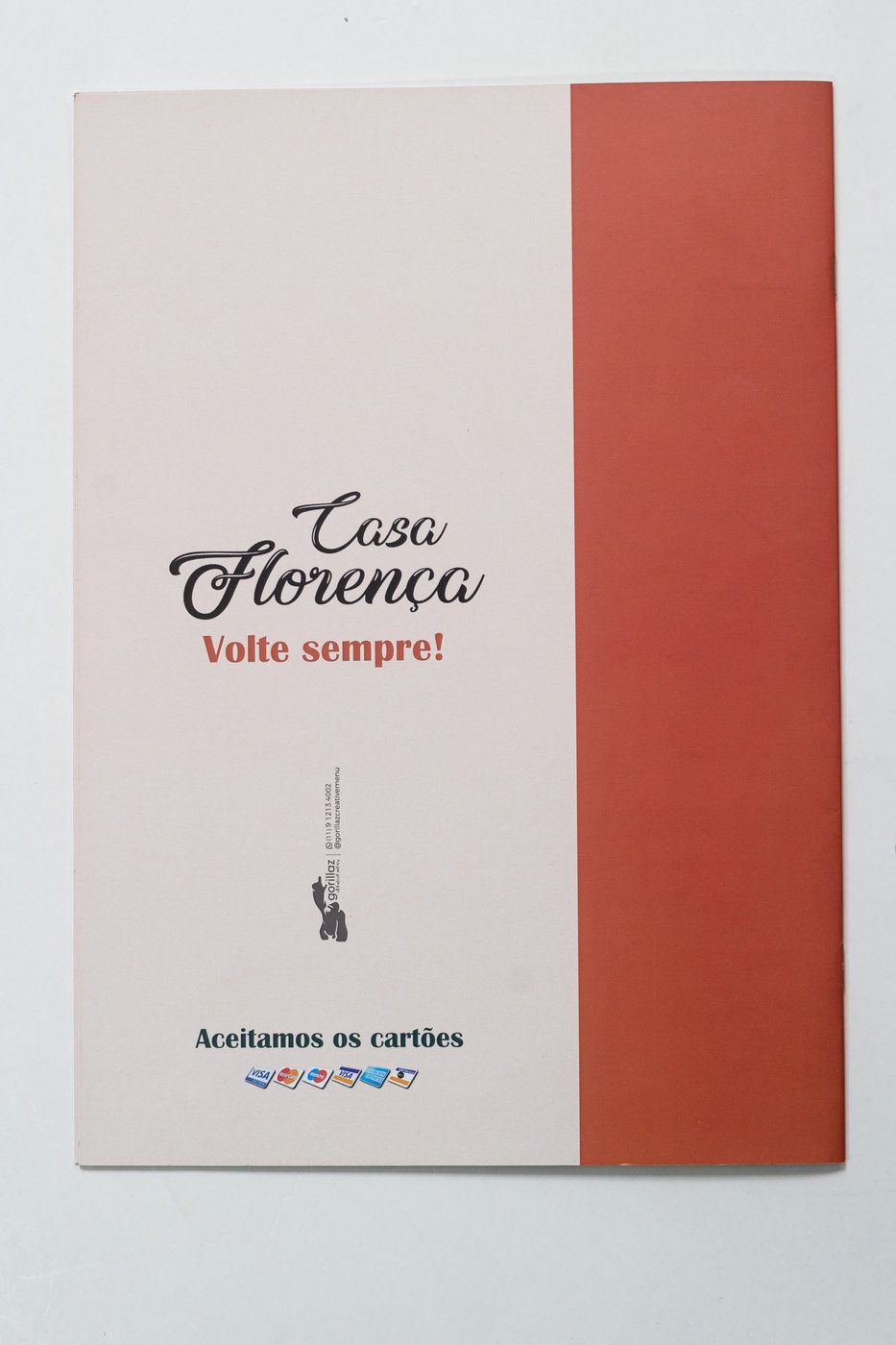 cardápio gráfico personalizado
