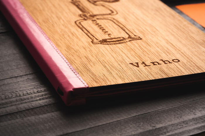 cardápio personalizado em gravação a laser