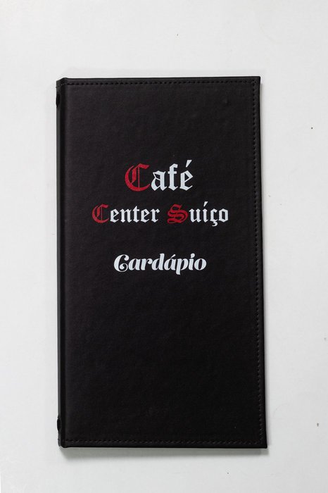 cardápio personalizado em silkscreen
