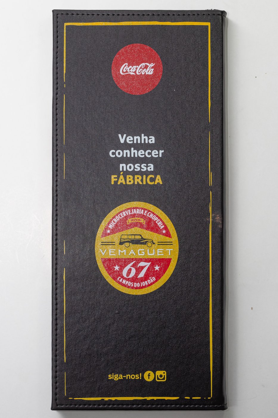 cardápio personalizado em silkscreen