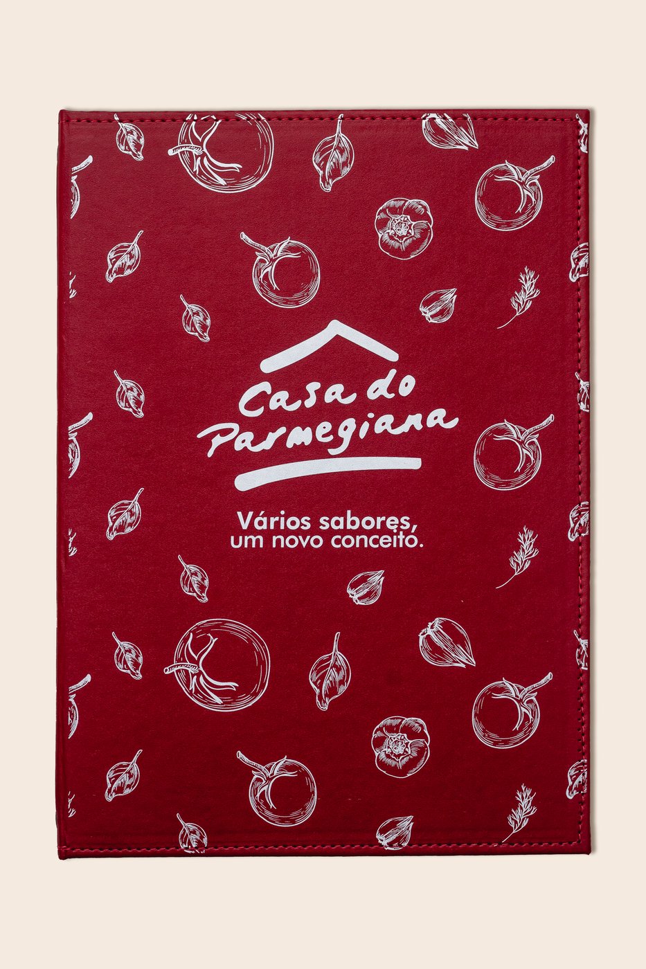 cardápio personalizado em silkscreen