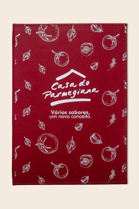 cardápio personalizado em silkscreen