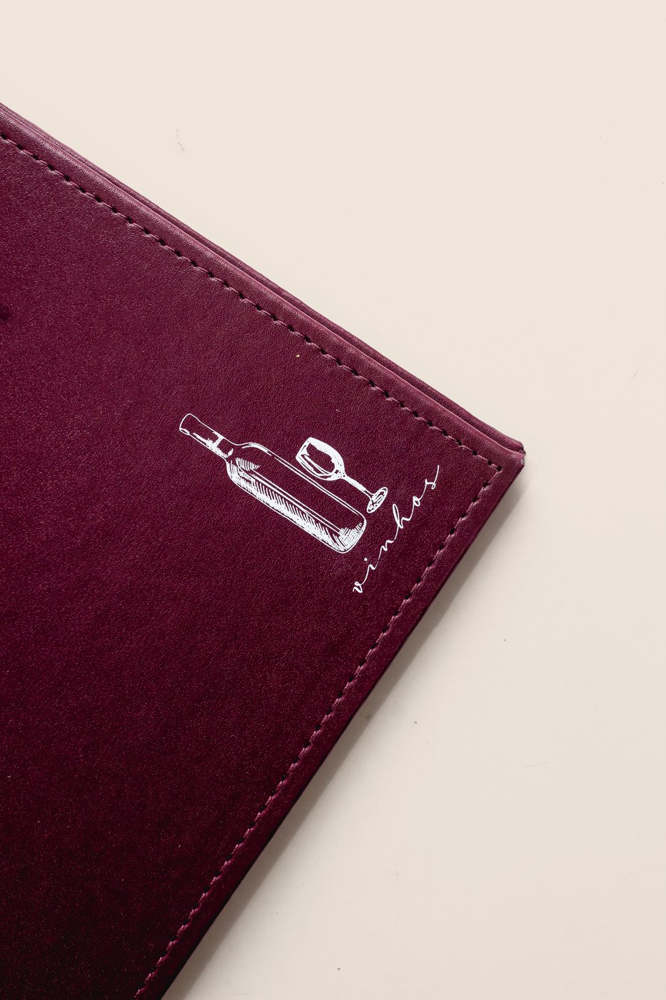 cardápio personalizado em silkscreen